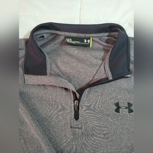Under Armour Men's Grey Quarter-Zip Performance Pullover